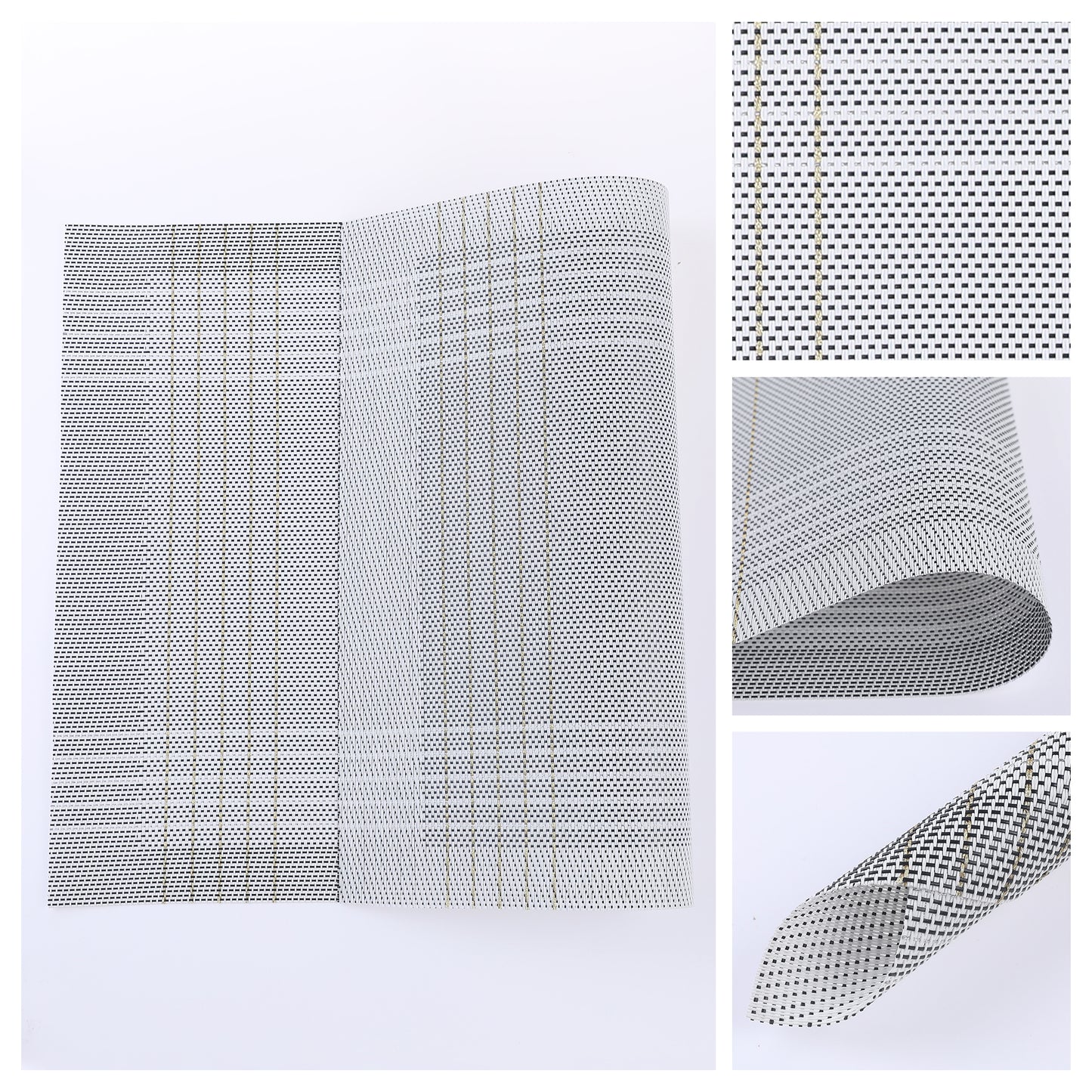 Placemats Set of 8 for Dining Table Decor Indoor Outdoor Wipe Clean 18*12in