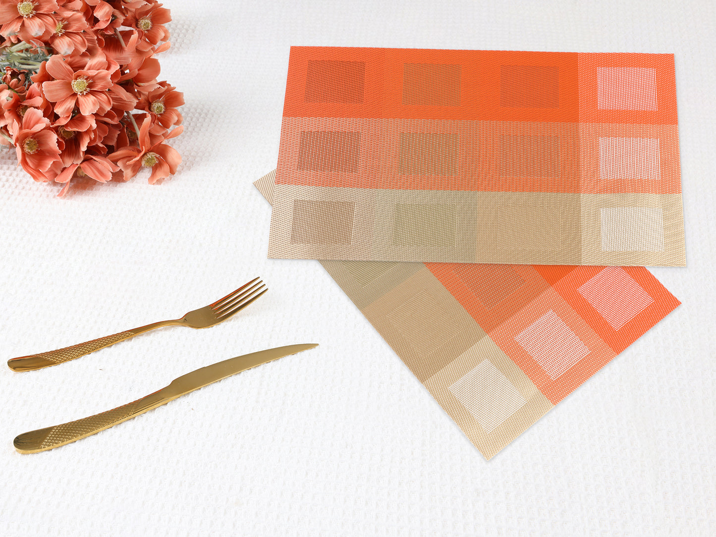 Placemats Set of 6 for Dining Table Decor Indoor Outdoor Washable 18*12in