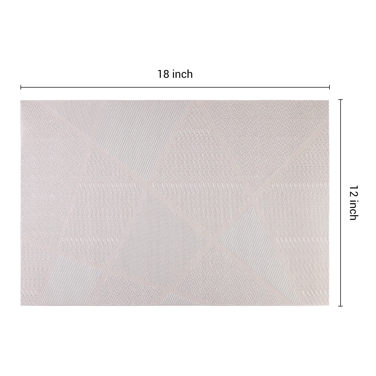 Juego de 6 manteles individuales de PVC para decoración de mesa de comedor de cocina, lavables y limpiables, 45,7 x 30,5 cm