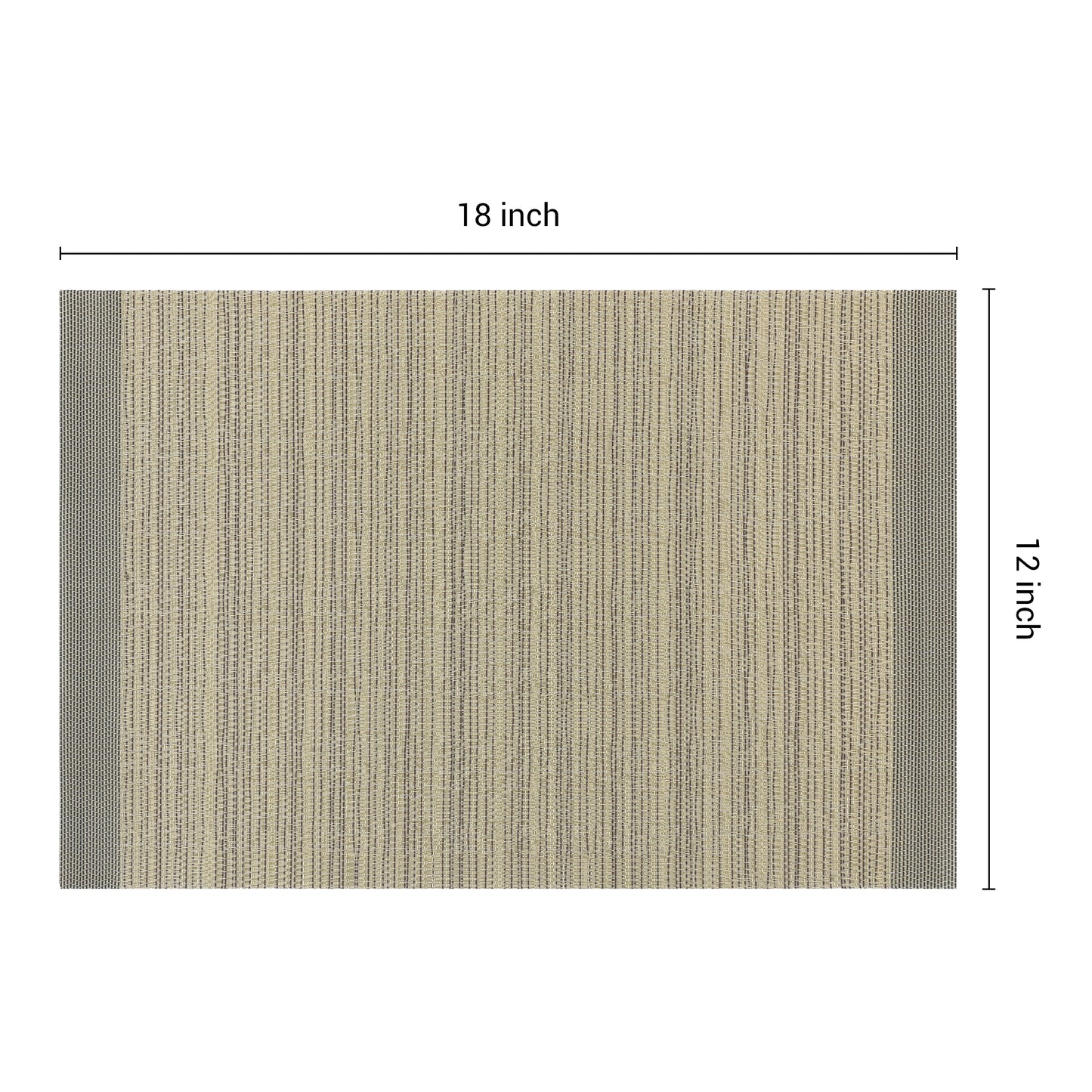 Placemats Set of 8 for Kitchen Dining Table Decor Washable Wipeable 18*12in