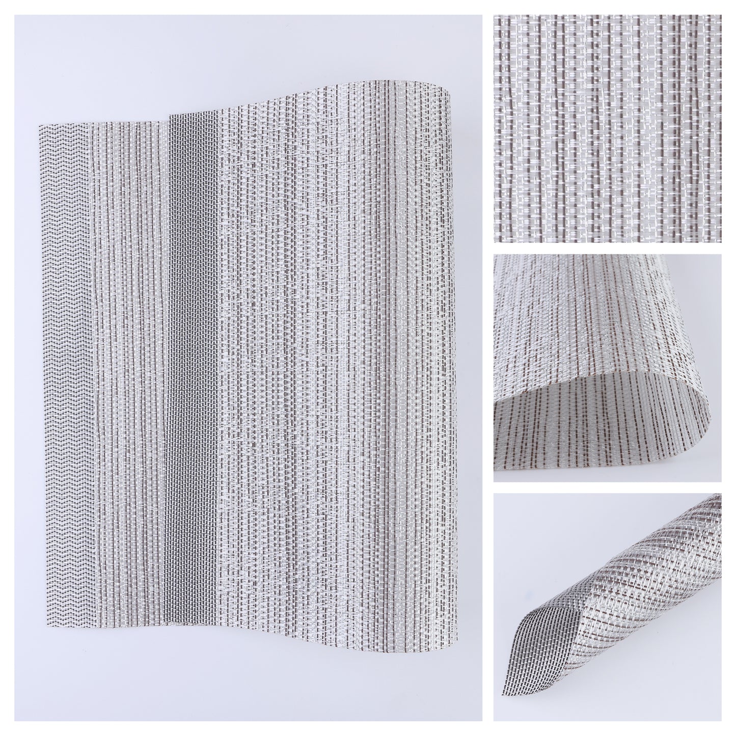 Placemats Set of 8 for Kitchen Dining Table Decor Washable Wipeable 18*12in