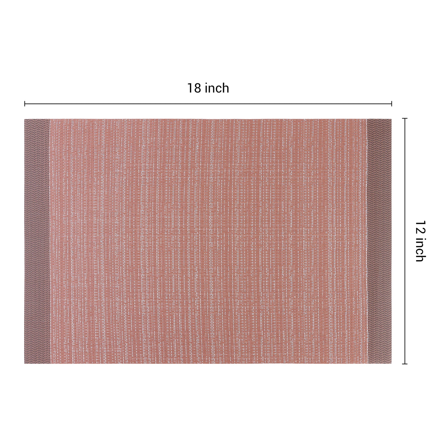 Placemats Set of 8 for Kitchen Dining Table Decor Washable Wipeable 18*12in