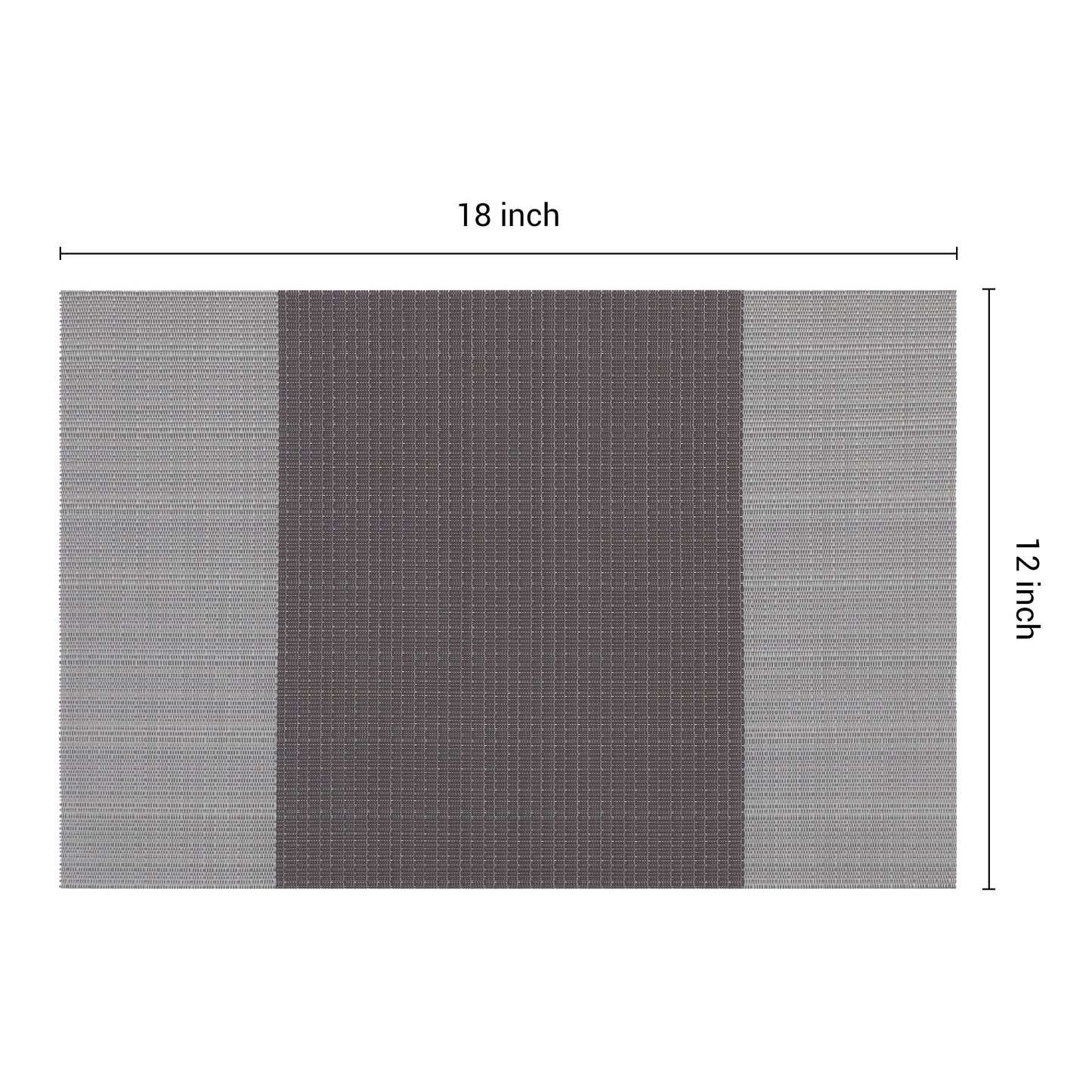 Placemats Set of 6 Easy Clean for Kitchen Dining Table Decor Heat Resistant 18*12in
