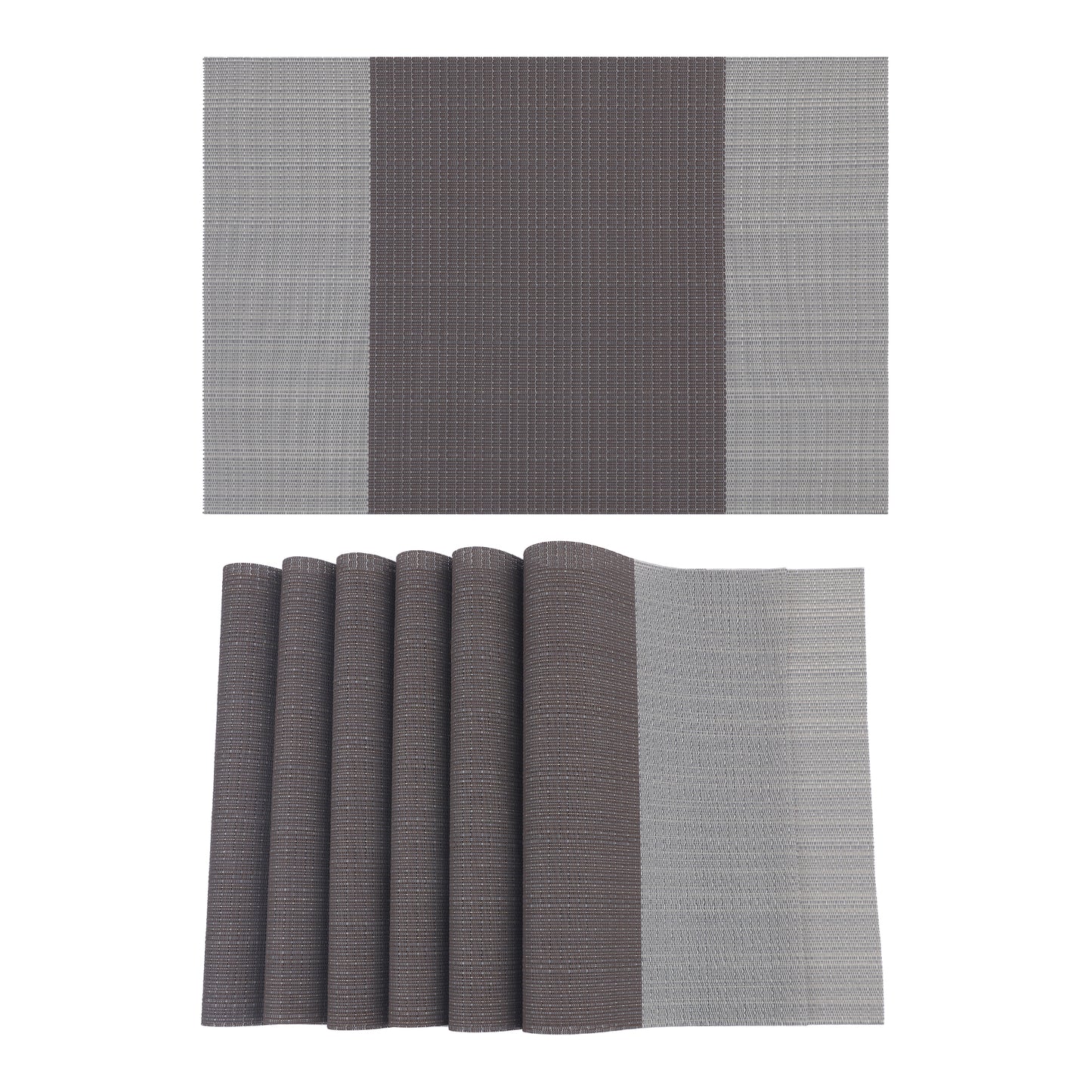 Placemats Set of 6 Easy Clean for Kitchen Dining Table Decor Heat Resistant 18*12in