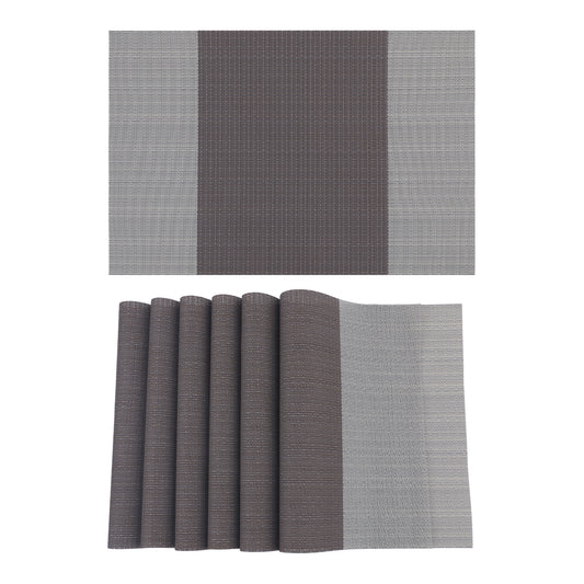 Placemats Set of 6 Easy Clean for Kitchen Dining Table Decor Heat Resistant 18*12in