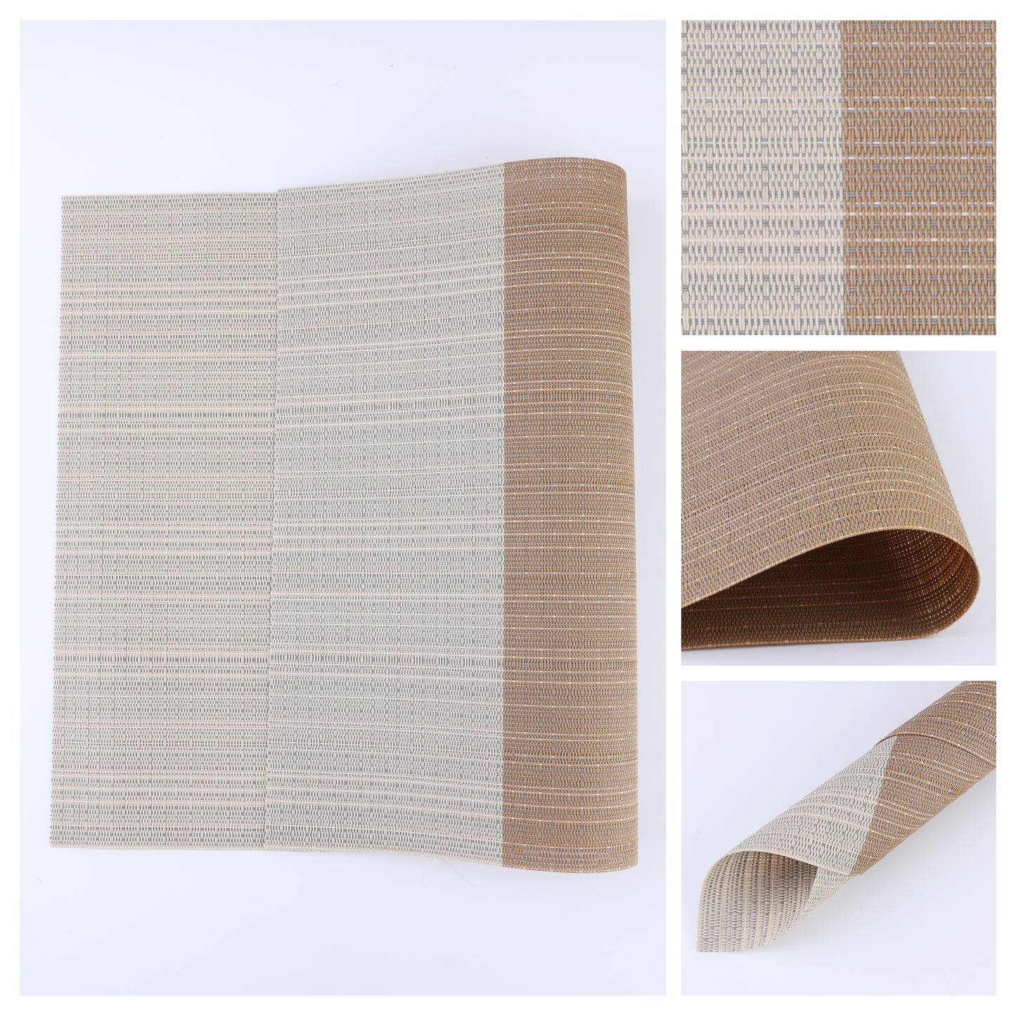 Placemats Set of 6 Easy Clean for Kitchen Dining Table Decor Heat Resistant 18*12in
