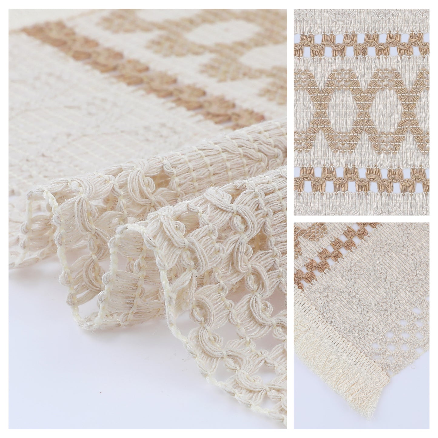 Farmhouse Placemats Set of 4 Linen for Dining Table Decor Indoor Outdoor Washable 20*12in