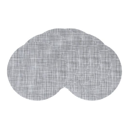 Placemats Set of 6 Round for Kitchen Dining Table Decor Washable 14*14in