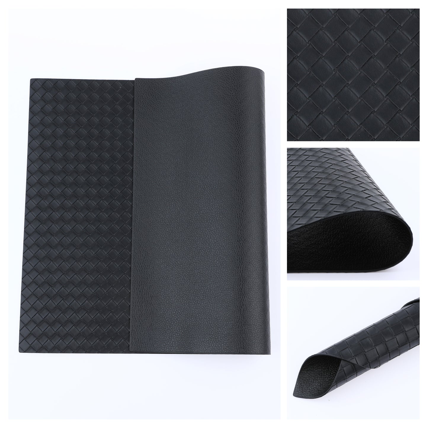 Placemats Set of 6 Leather for Kitchen Dining Table Decor Heat Resistant 17*12in