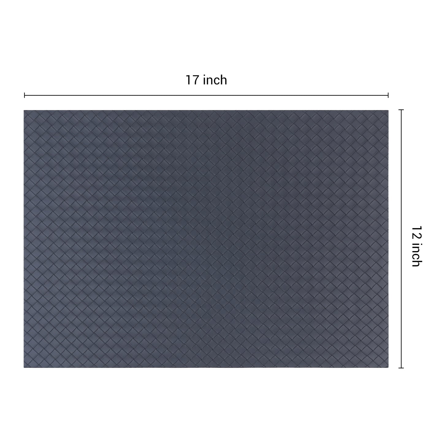 Placemats Set of 6 Leather for Kitchen Dining Table Decor Heat Resistant 17*12in
