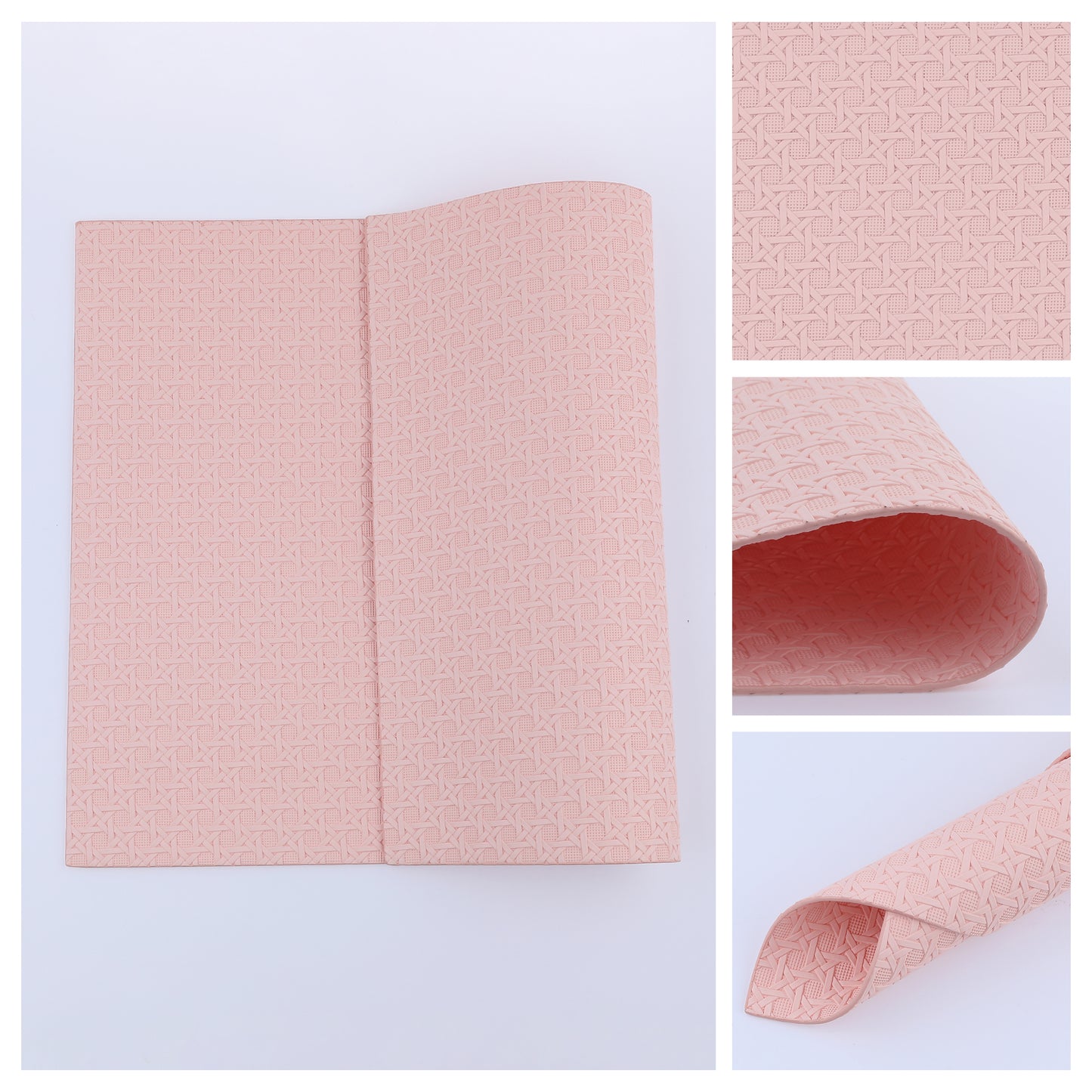 Placemats Set of 6 Woven for Dining Table Decor Indoor Outdoor Washable 17*12in