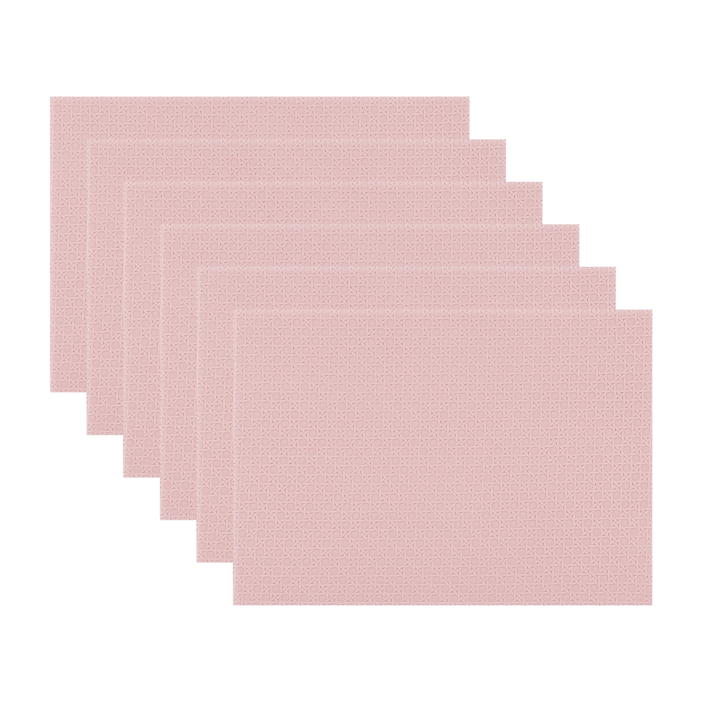 Placemats Set of 6 Woven for Dining Table Decor Indoor Outdoor Washable 17*12in