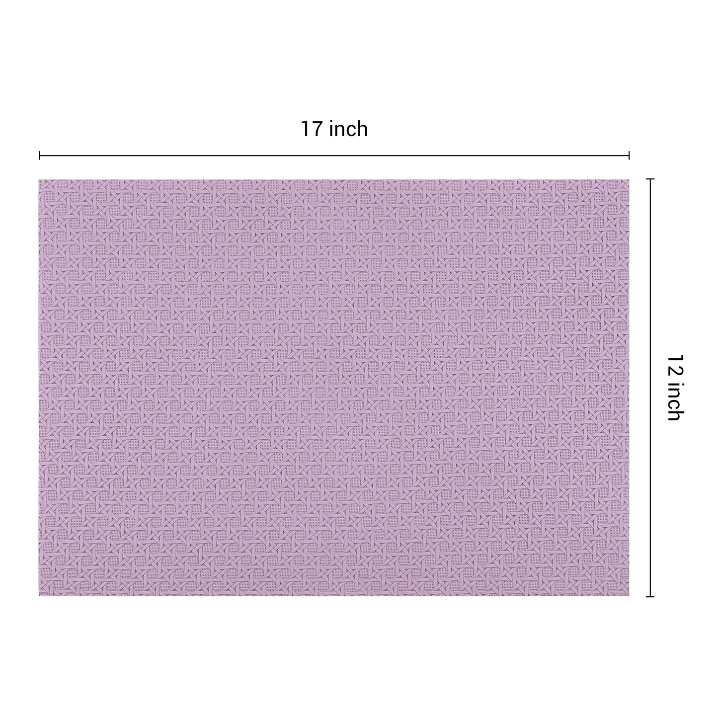 Placemats Set of 6 Woven for Dining Table Decor Indoor Outdoor Washable 17*12in