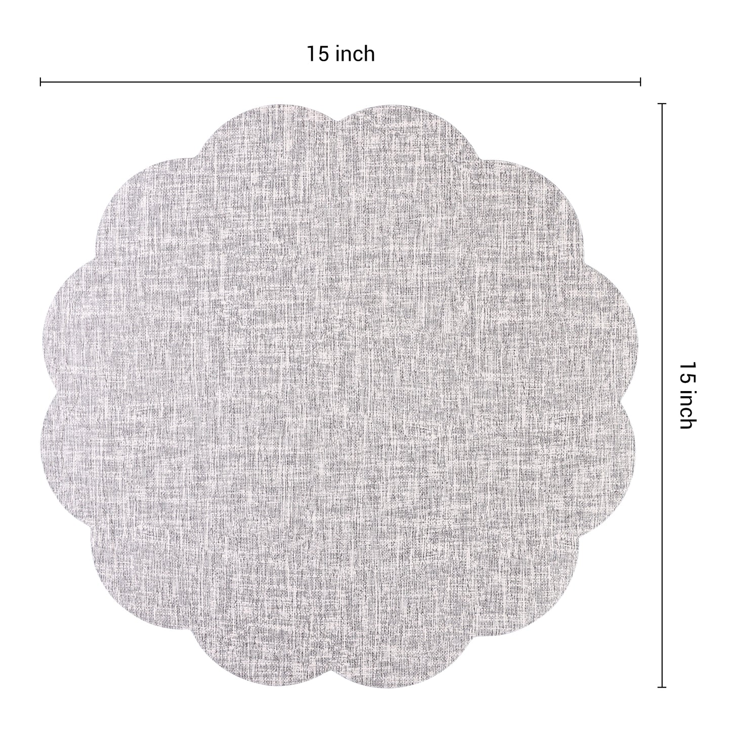 Placemats Set of 6 Flower for Kitchen Dining Table Decor Heat Resistant 15*15in