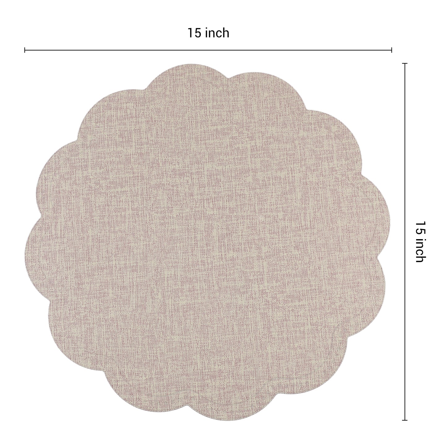 Placemats Set of 6 Flower for Kitchen Dining Table Decor Heat Resistant 15*15in