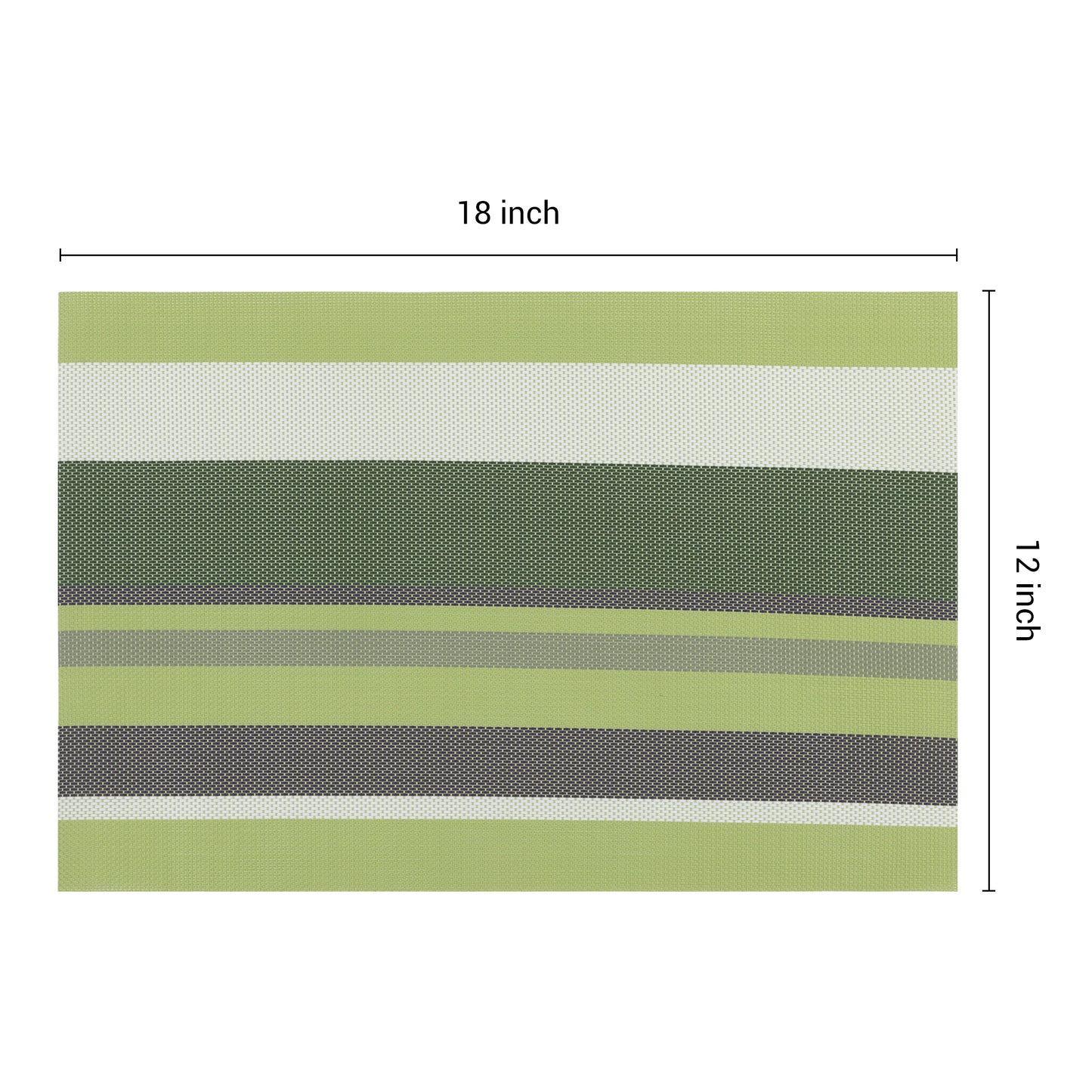 Morden Placemats Set of 6 PVC for Dining Table Decor Wipe Clean 18*12in