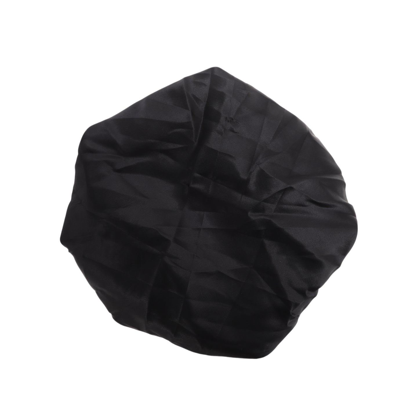 1 Pc Women Durable Shower Cap for Bathroom Hotel Black