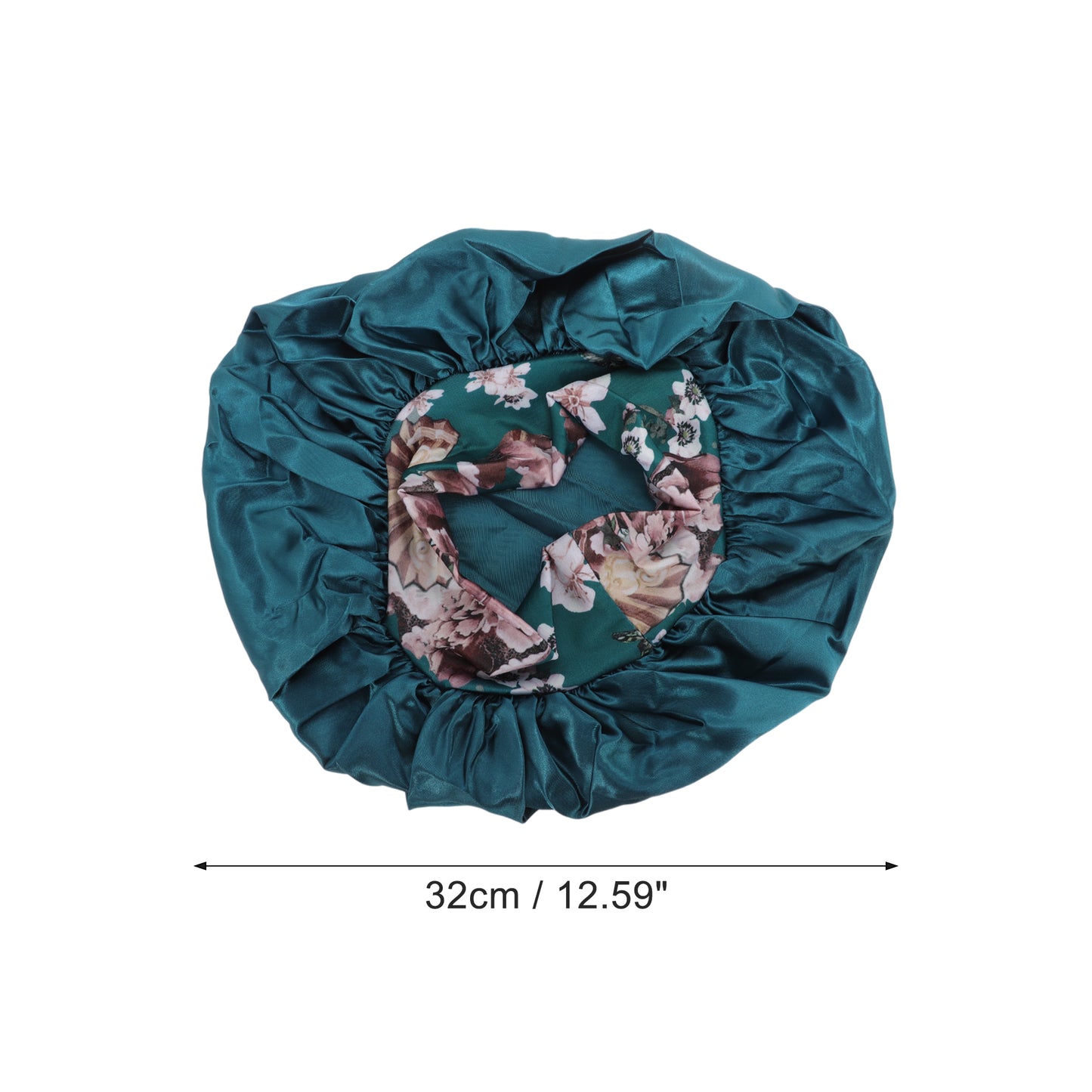 1 Pc Women Durable Shower Cap for Bathroom Hotel Blue