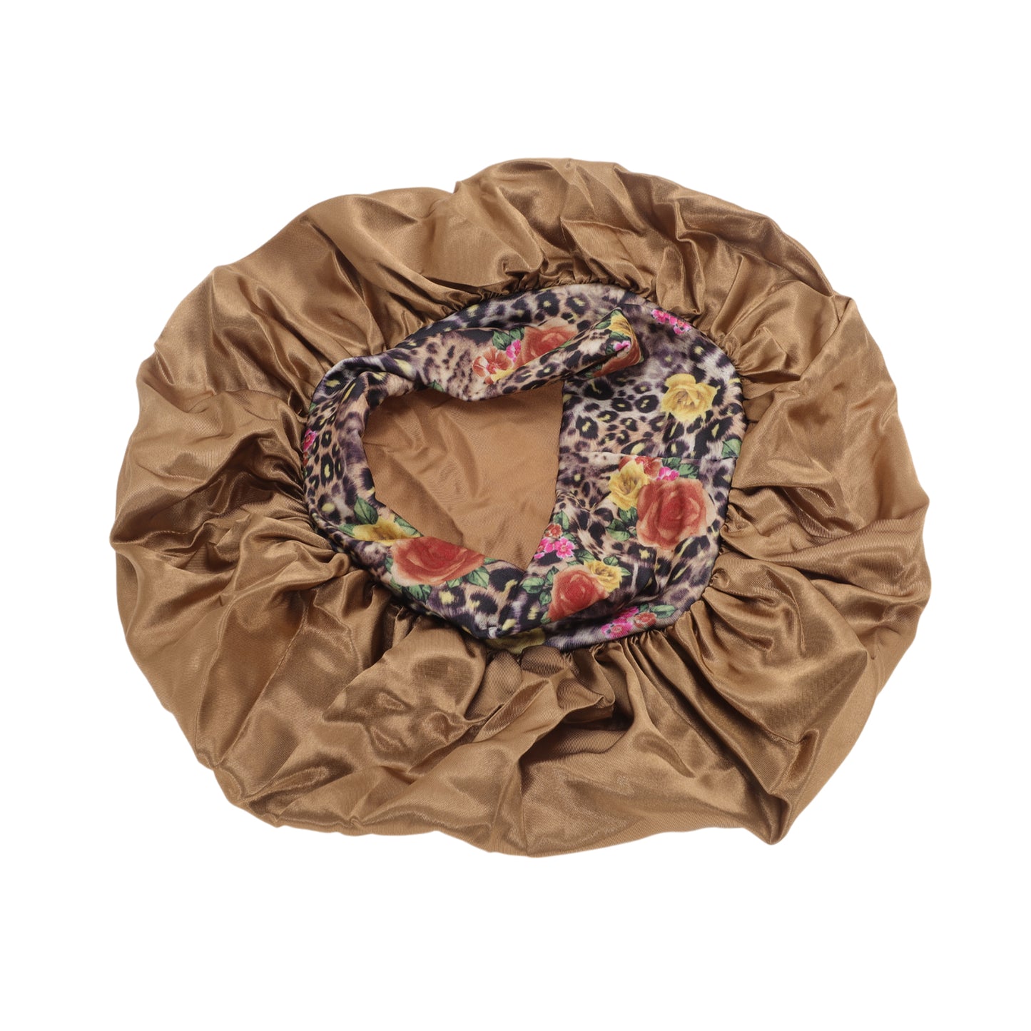 1 Pc Women Durable Shower Cap for Bathroom Hotel Champagne