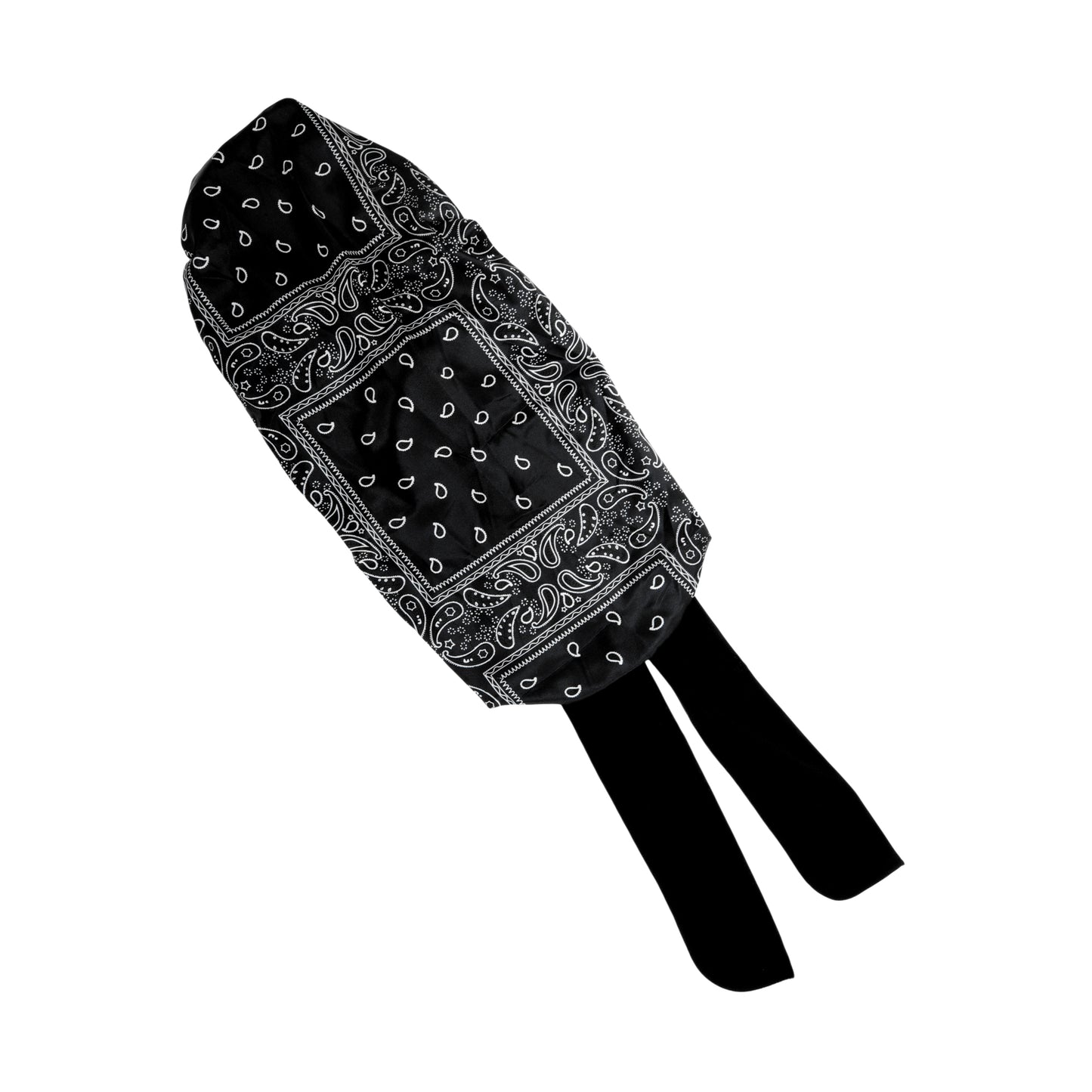 1 Pc Women Ribbon Shower Cap for Business Travel Black