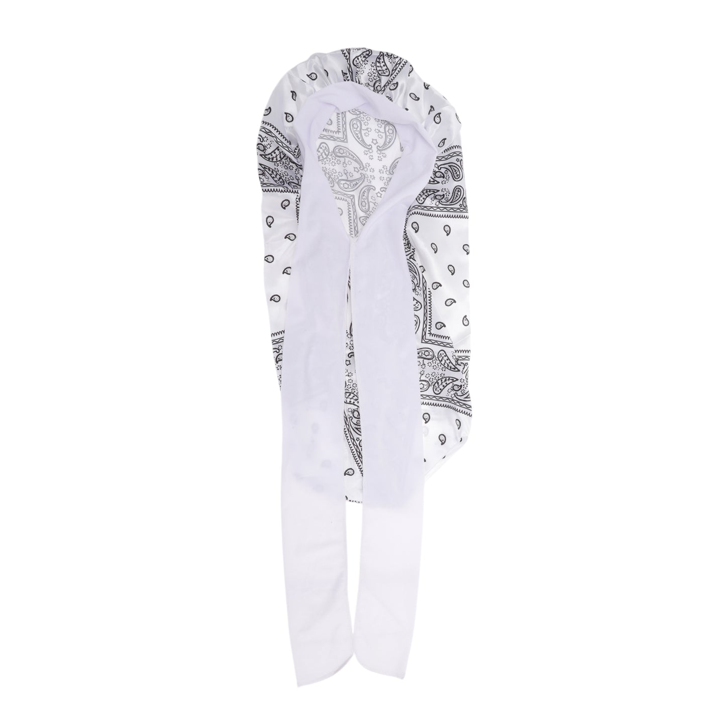 1 Pc Women Ribbon Shower Cap for Business Travel White