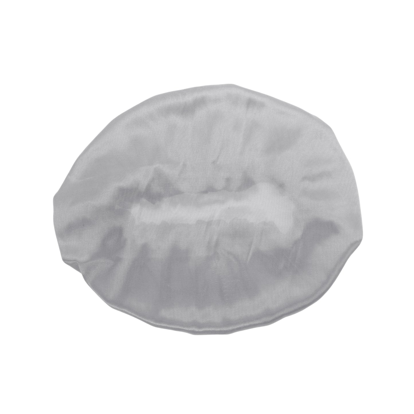 2 Pcs Women Durable Stretcht Shower Cap for Hotel Travel Grey