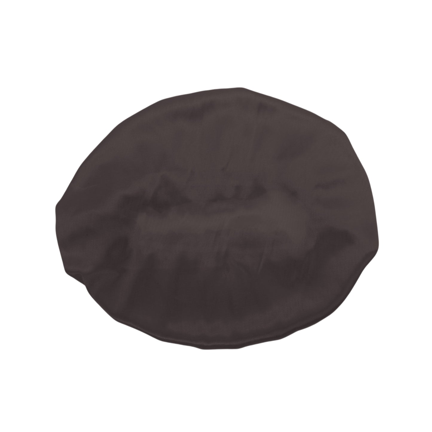 2 Pcs Women Durable Stretcht Shower Cap for Hotel Travel Coffee Color