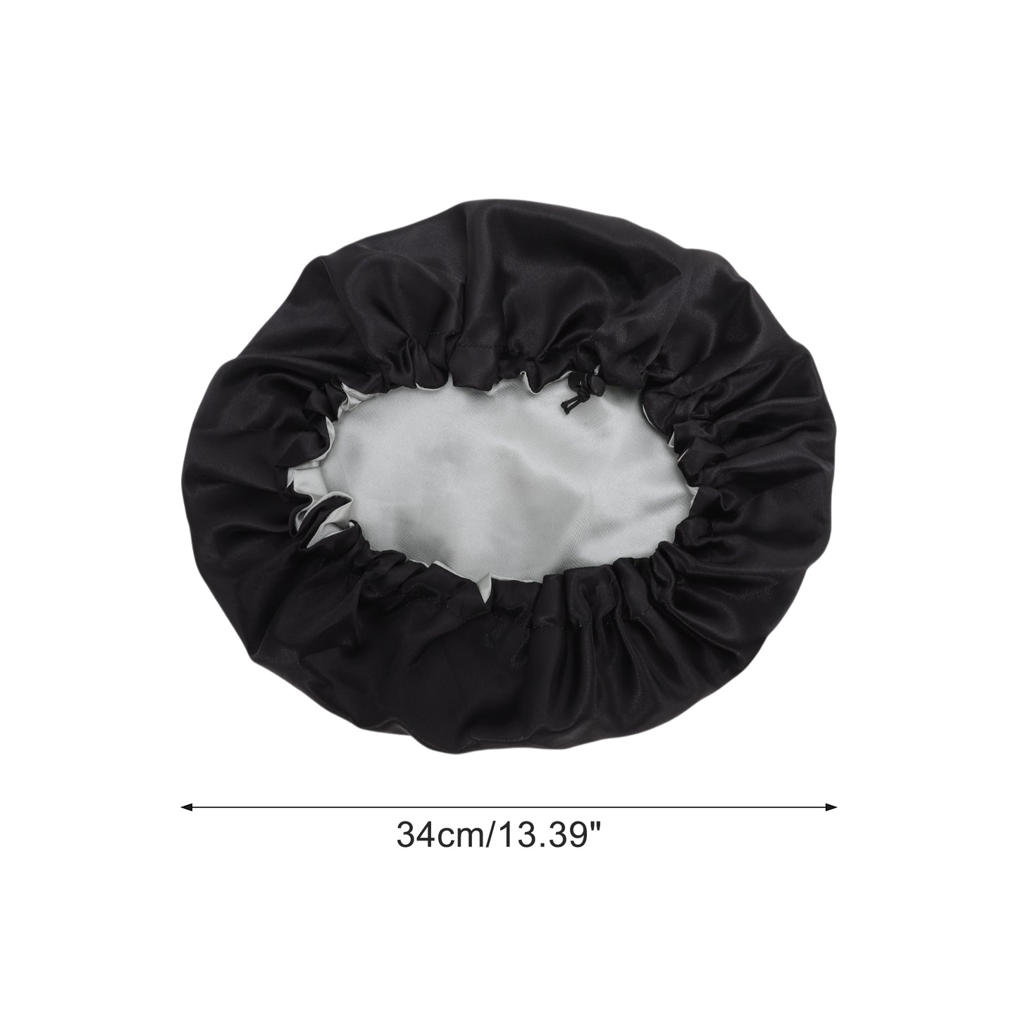 1 Pc Women Adjustable Double Layer Shower Cap for Business Travel Pink