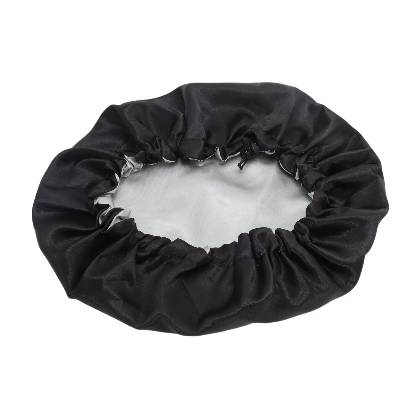 1 Pc Women Adjustable Double Layer Shower Cap for Business Travel Pink