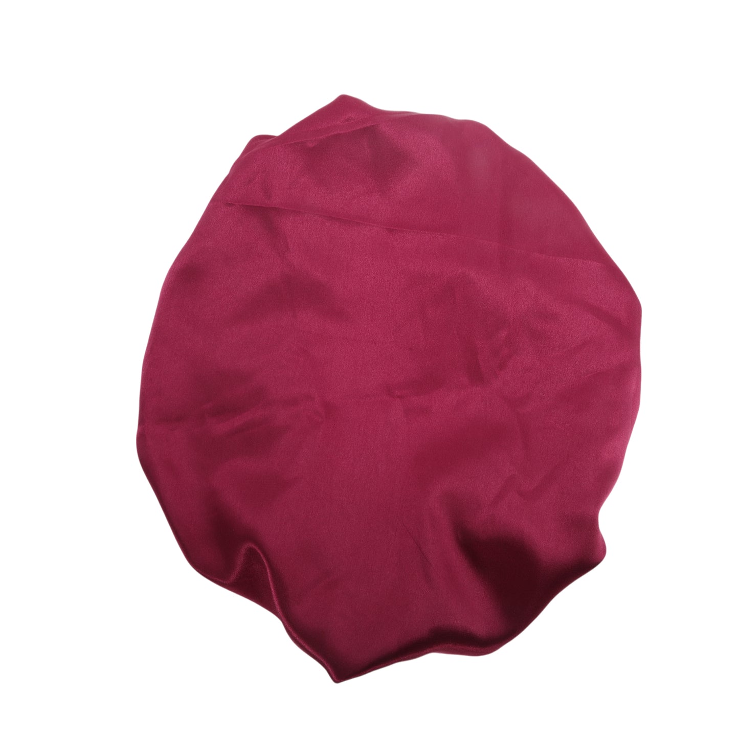 1 Pc Women Adjustable Double Layer Shower Cap for Business Travel Wine Red
