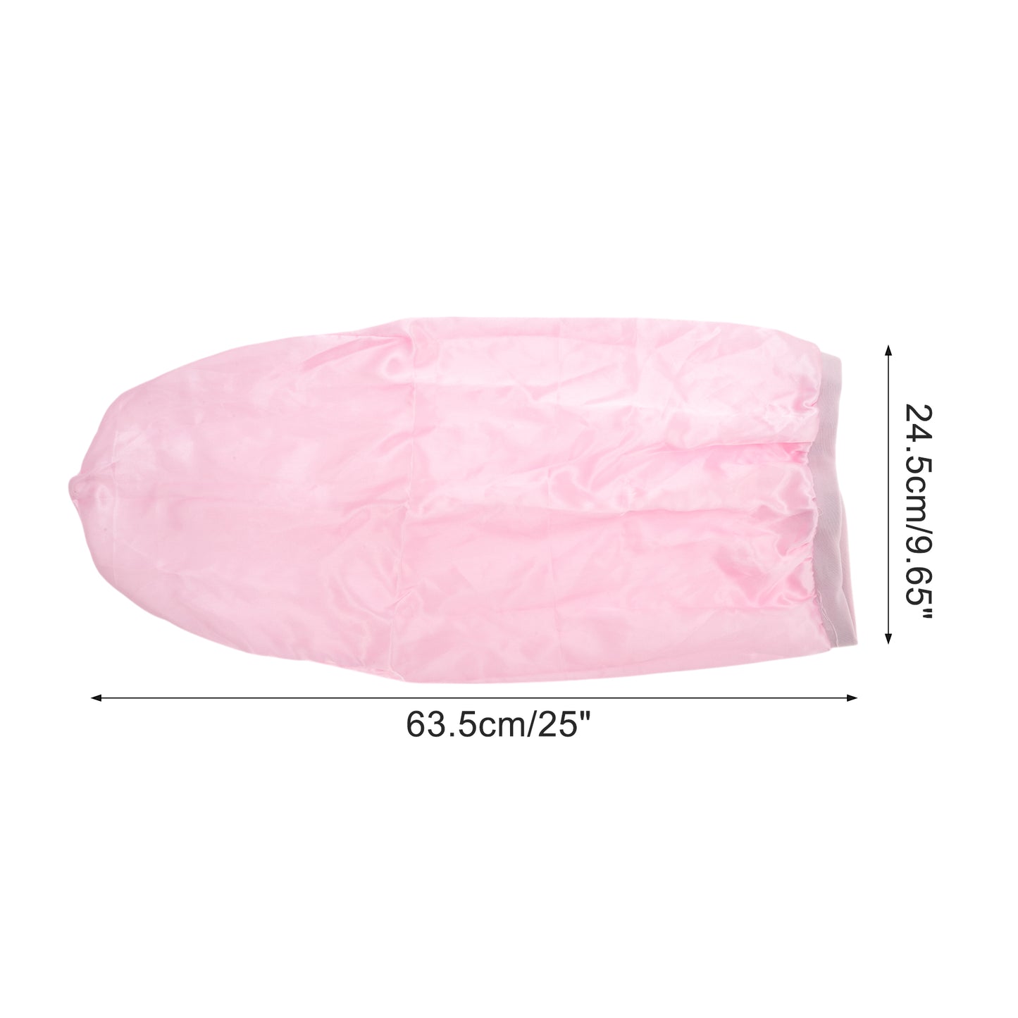 1 Pc Women Adjustable Double Layer Shower Cap for Business Travel Pink