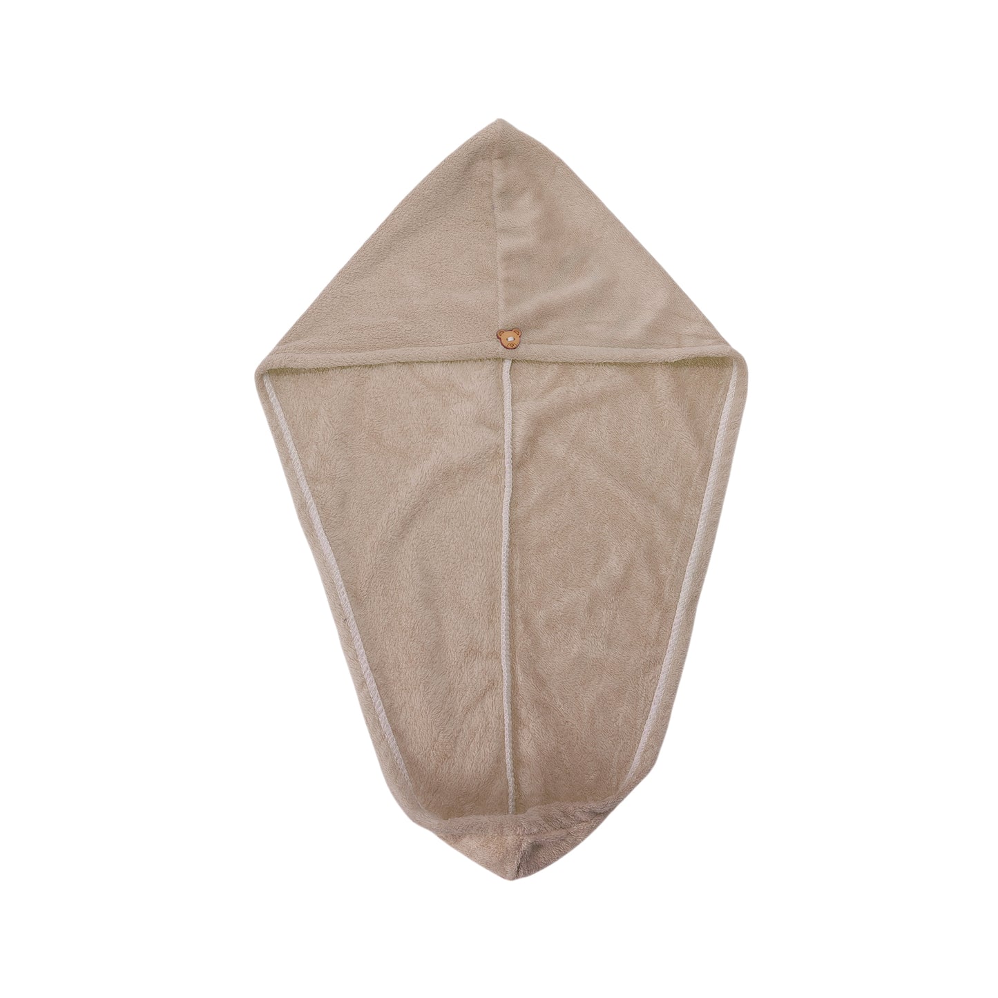 1 Pc Women Single Layer Head Towel Hair Towel Cap for Travel Brown