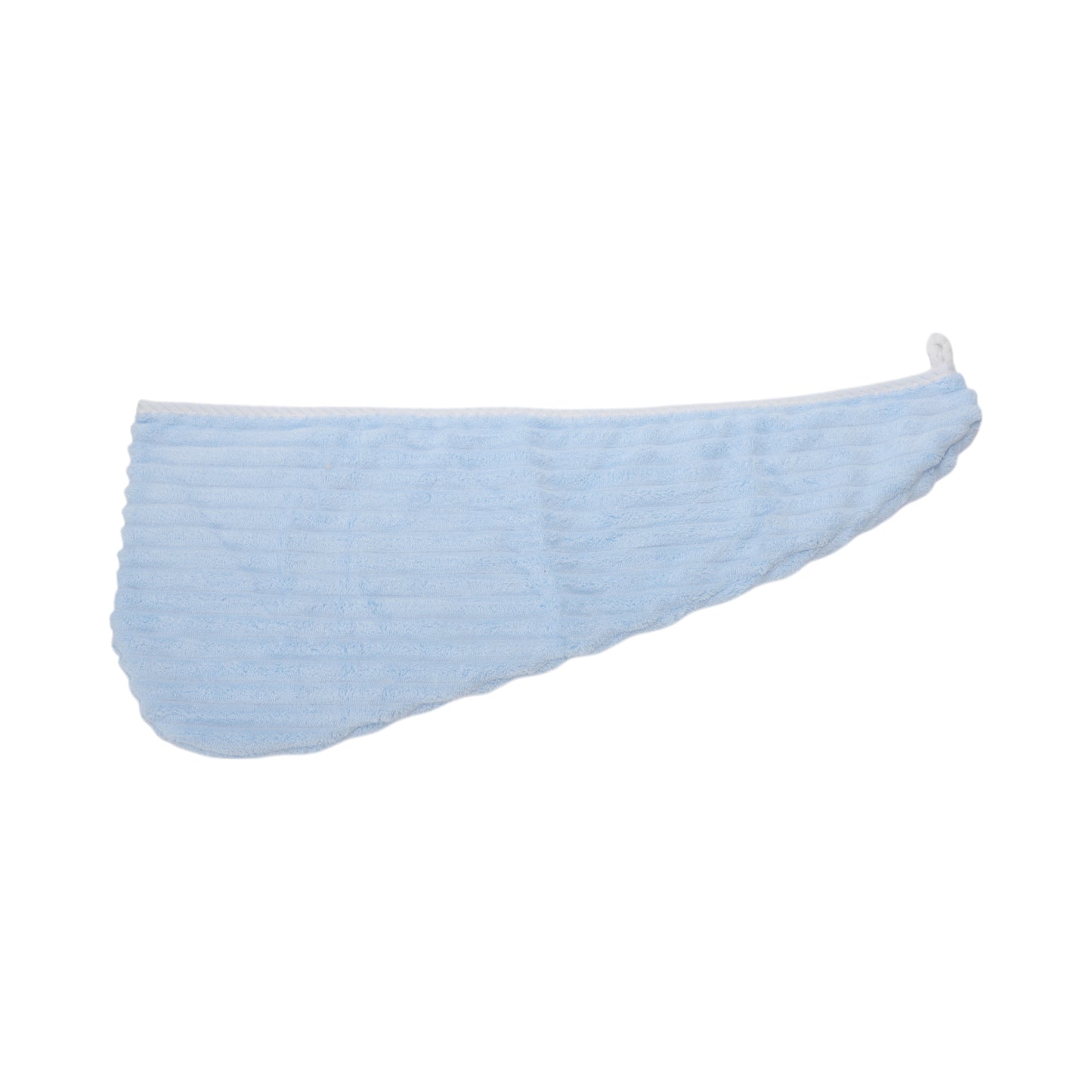 Women Single Thick Layer Head Towel Hair Drying Towel Cap Light Blue
