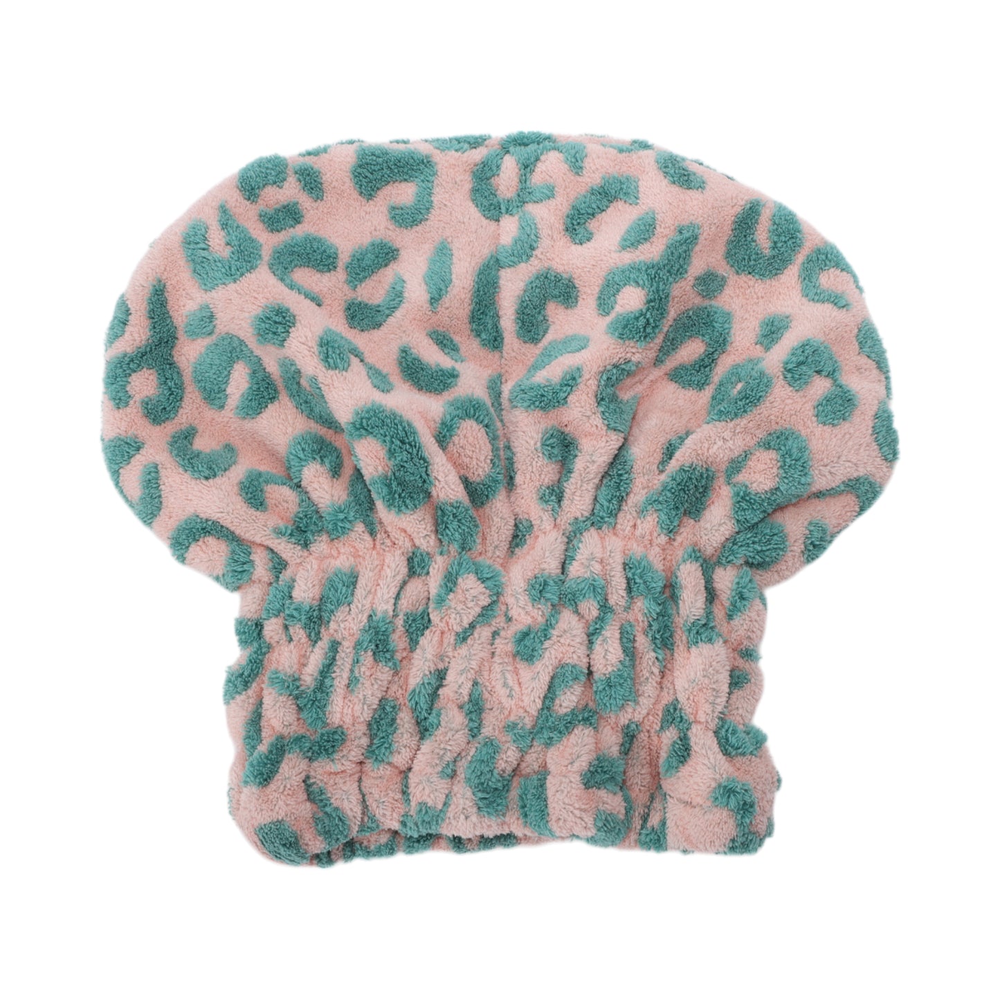 1 Pc Single Thick Butterfly Layer Head Towel Cap Hair Drying Towel Green