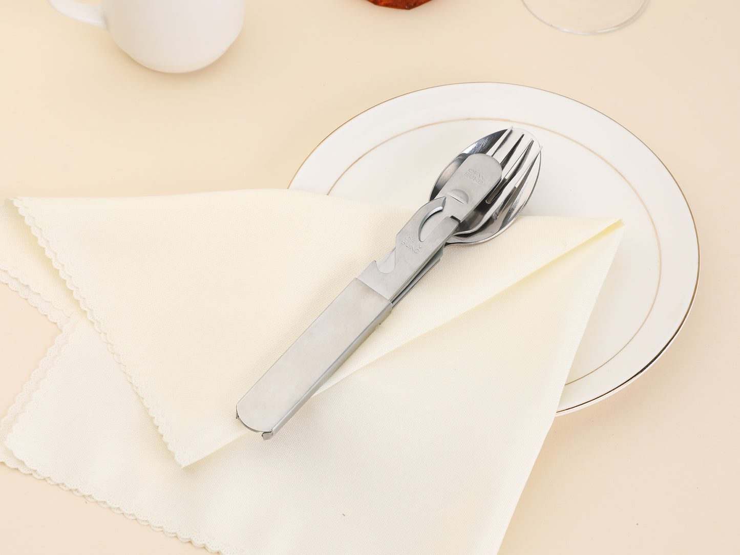 4 Pieces Stainless Steel Flatware with Spoons and Forks Set, Cutlery Set