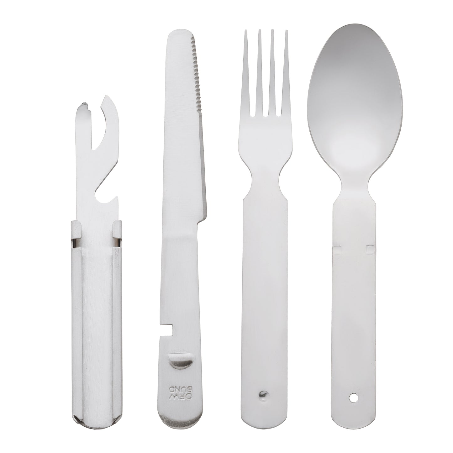 4 Pieces Stainless Steel Flatware with Spoons and Forks Set, Cutlery Set