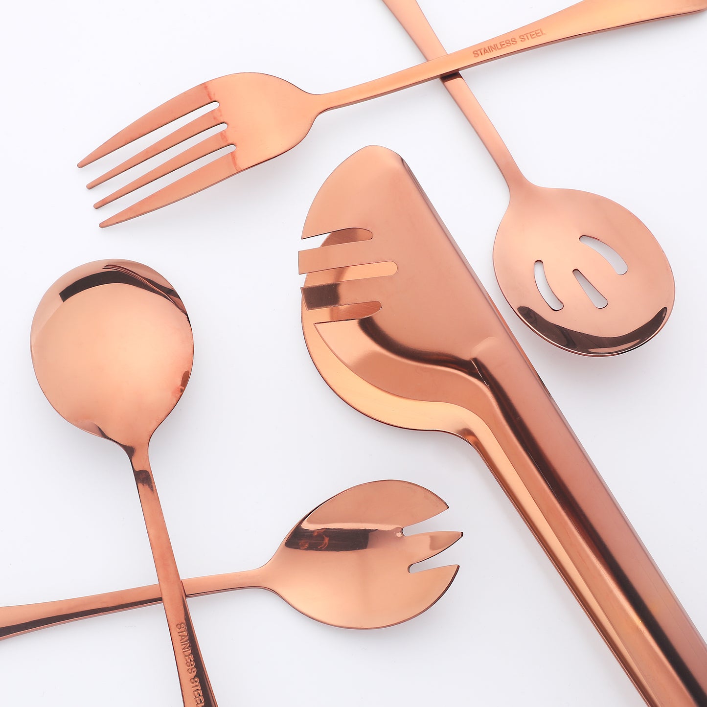 10 Pieces Silverware Set, Stainless Steel Flatware Cutlery Set with Spoons and Forks Set