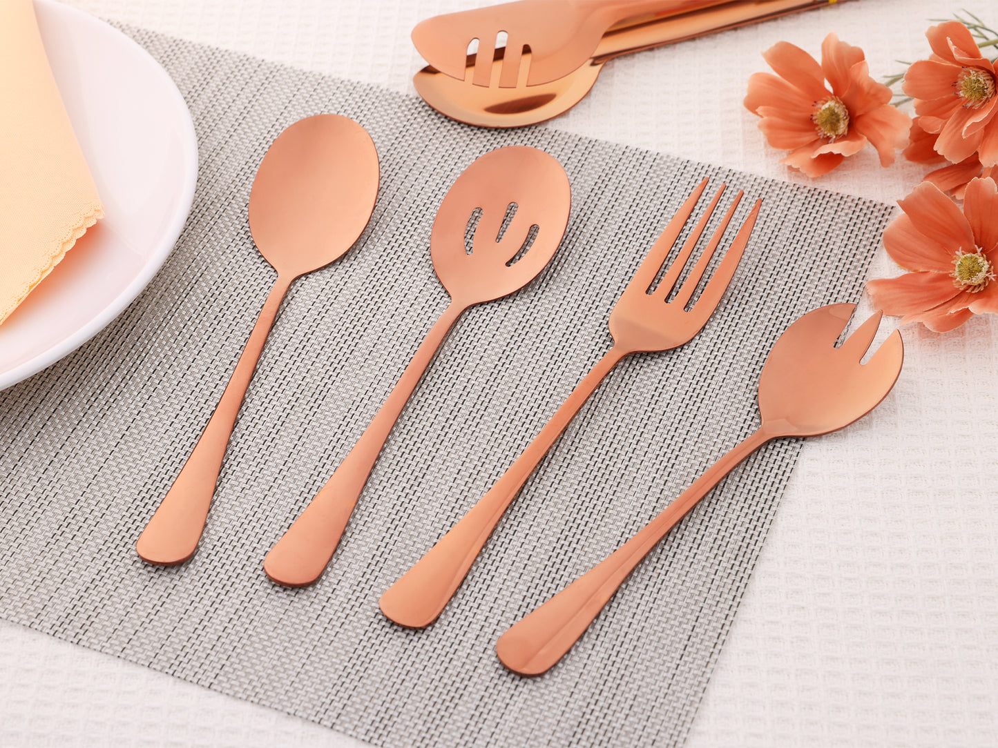 10 Pieces Silverware Set, Stainless Steel Flatware Cutlery Set with Spoons and Forks Set