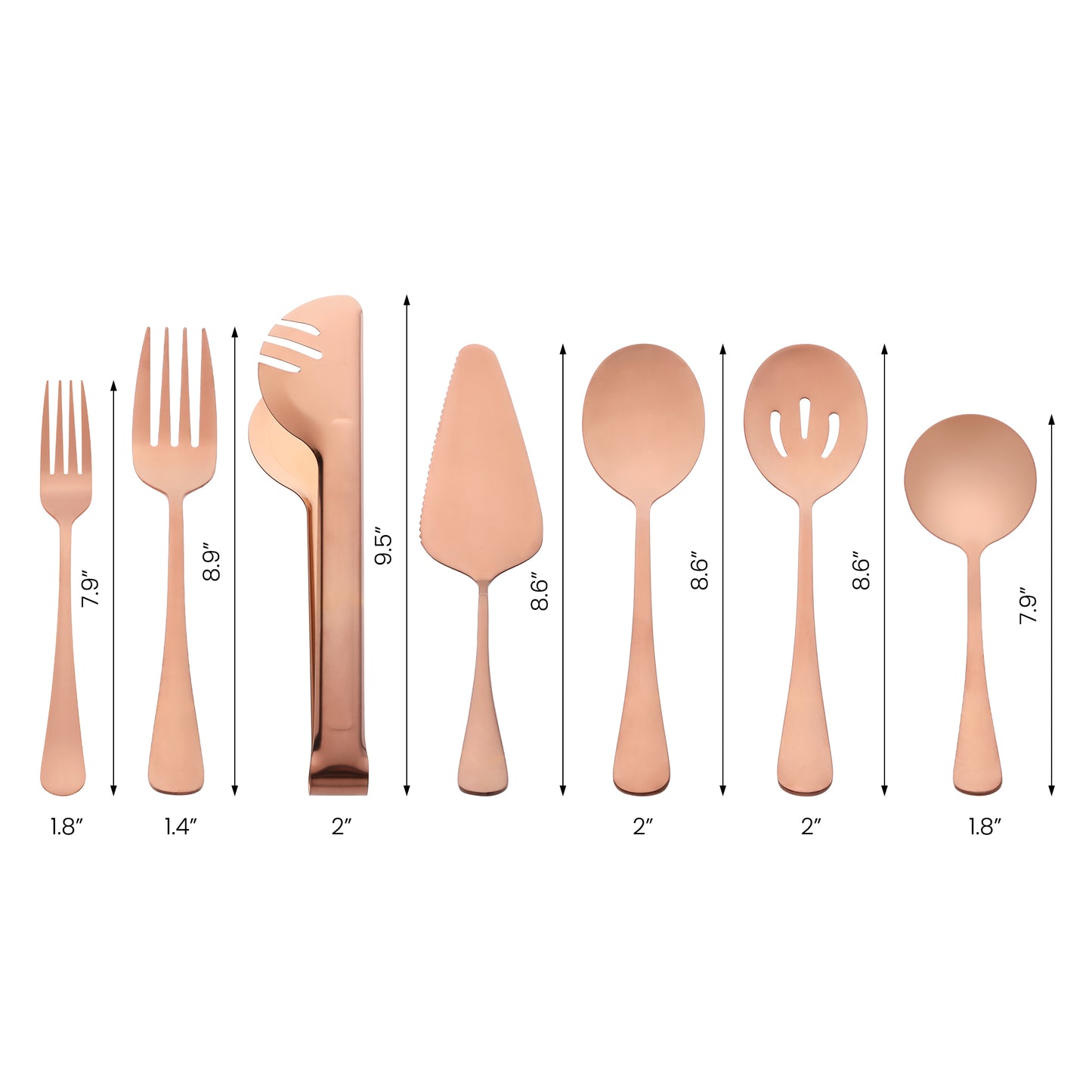 10 Pieces Silverware Set, Stainless Steel Flatware with Spoons, Mirror Polished Cutlery Set
