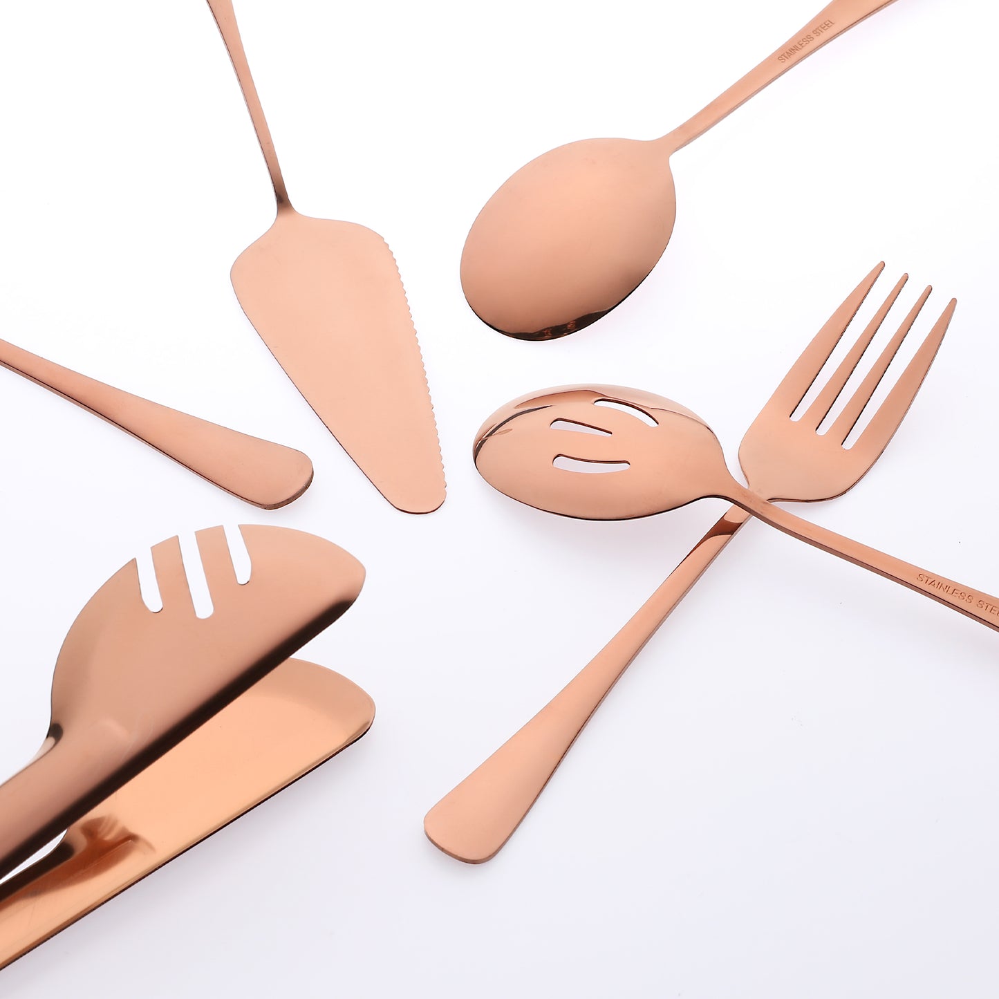 10 Pieces Silverware Set, Stainless Steel Flatware with Spoons, Mirror Polished Cutlery Set