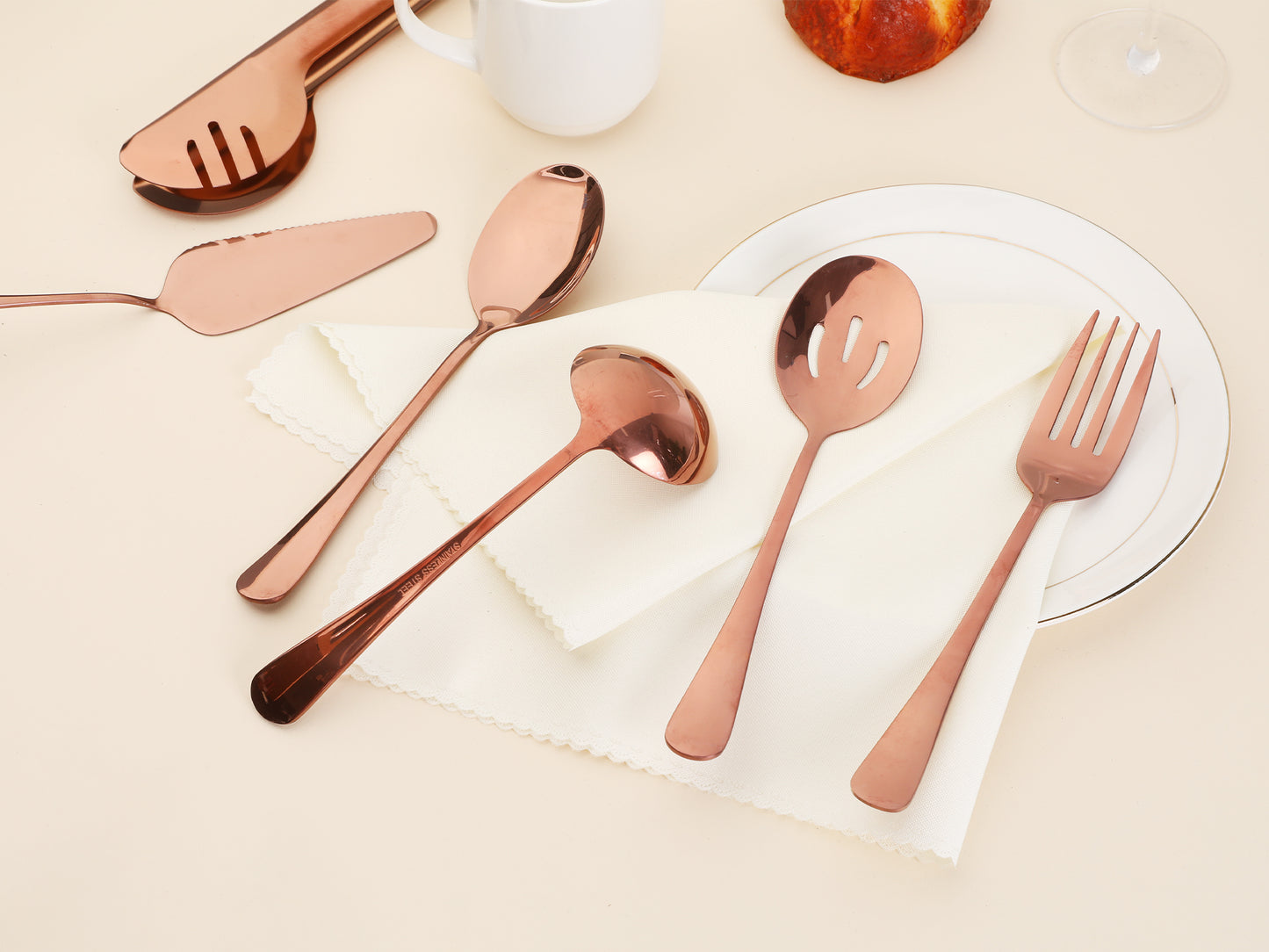 10 Pieces Silverware Set, Stainless Steel Flatware with Spoons, Mirror Polished Cutlery Set