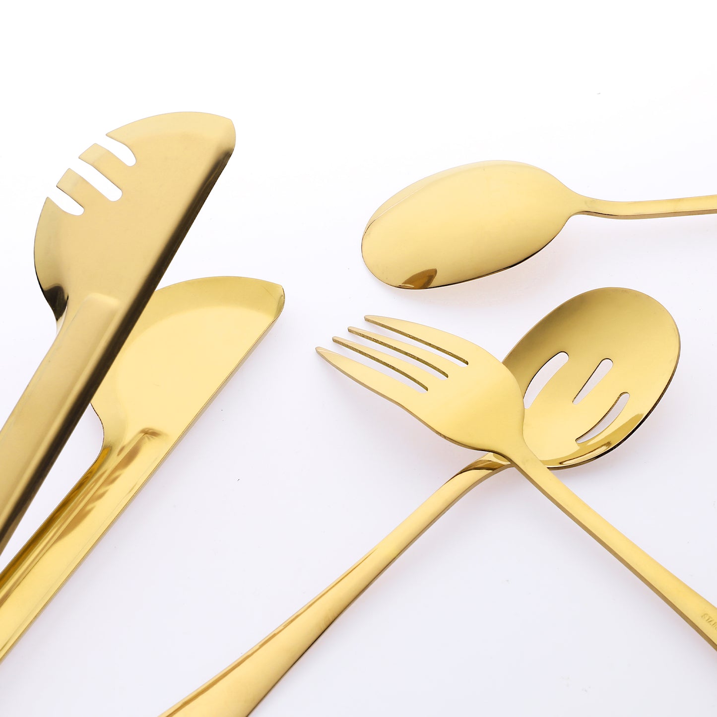8 Pieces Silverware Set, Stainless Steel Flatware with Spoons and Fork Set