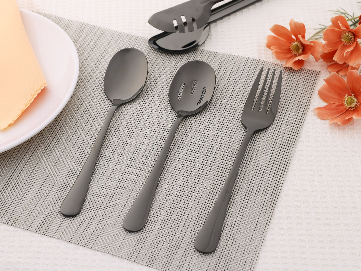 8 Pieces Silverware Set, Stainless Steel Flatware with Spoons and Fork Set