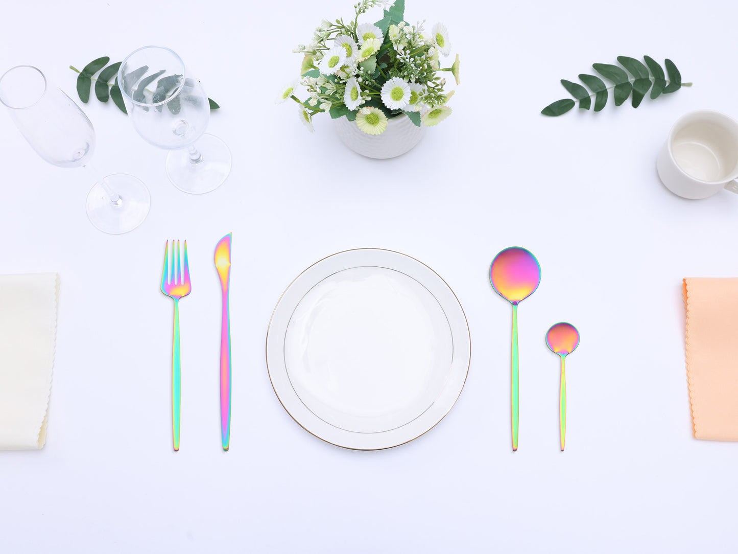 16 Pieces Silverware Set, Stainless Steel Flatware, Mirror Polished Cutlery Set