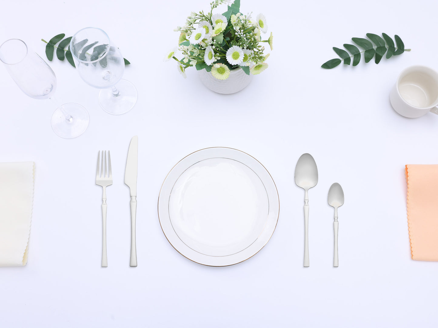 20 Pieces Silverware Set, Stainless Steel Flatware, Mirror Polished Cutlery Set