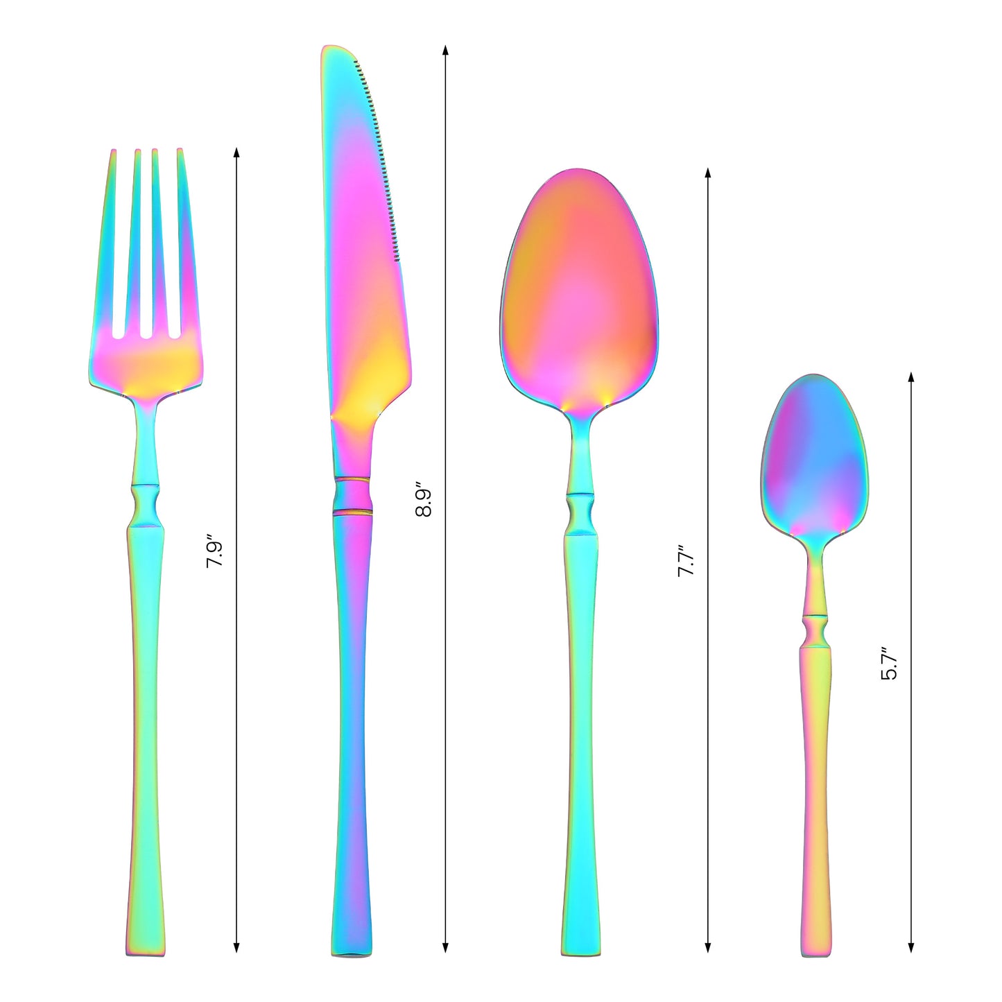 20 Pieces Silverware Set, Stainless Steel Flatware, Mirror Polished Cutlery Set