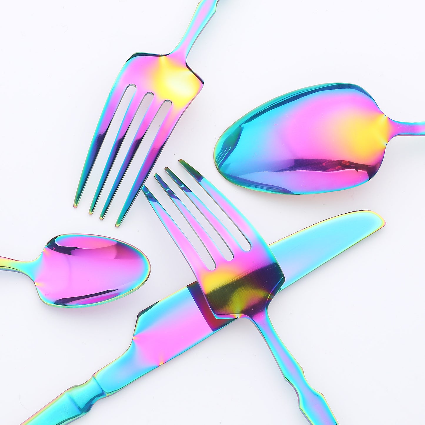 20 Pieces Silverware Set, Stainless Steel Flatware, Mirror Polished Cutlery Set