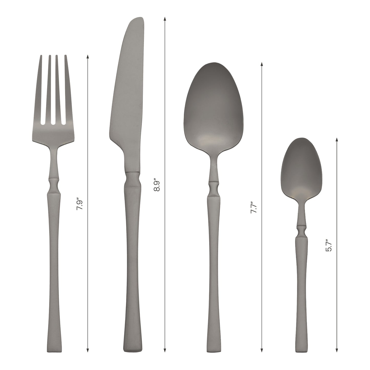 20 Pieces Silverware Set, Stainless Steel Flatware, Mirror Polished Cutlery Set