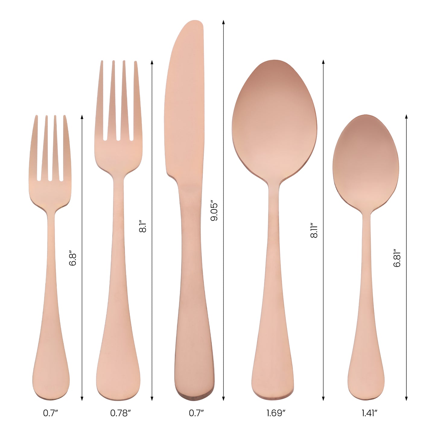 20 Pieces Silverware Set, Stainless Steel Flatware, Mirror Polished Cutlery Set