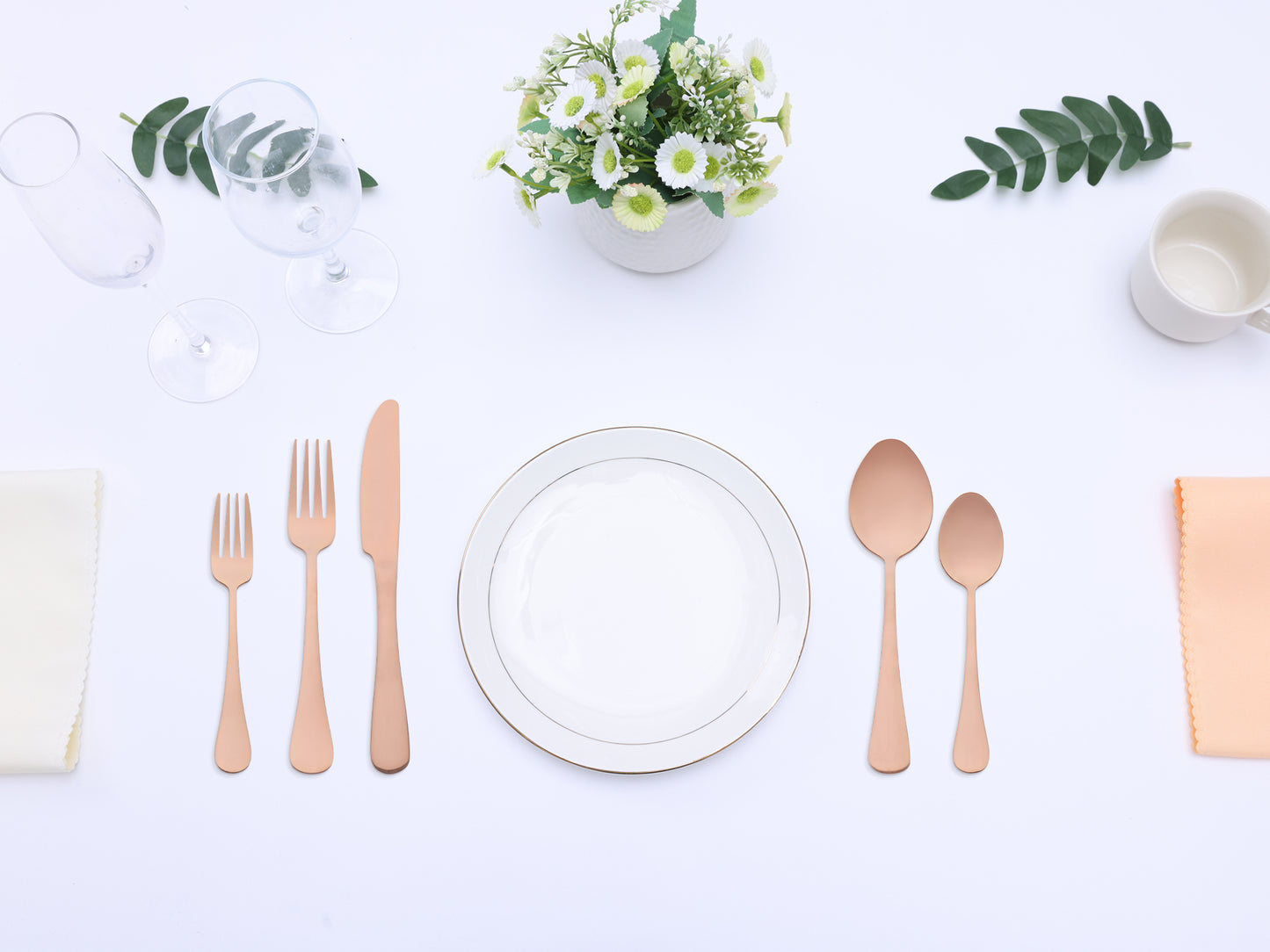 20 Pieces Silverware Set, Stainless Steel Flatware, Mirror Polished Cutlery Set